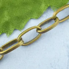 50 м бронзовые тональные Кабельные цепи 9x5 мм