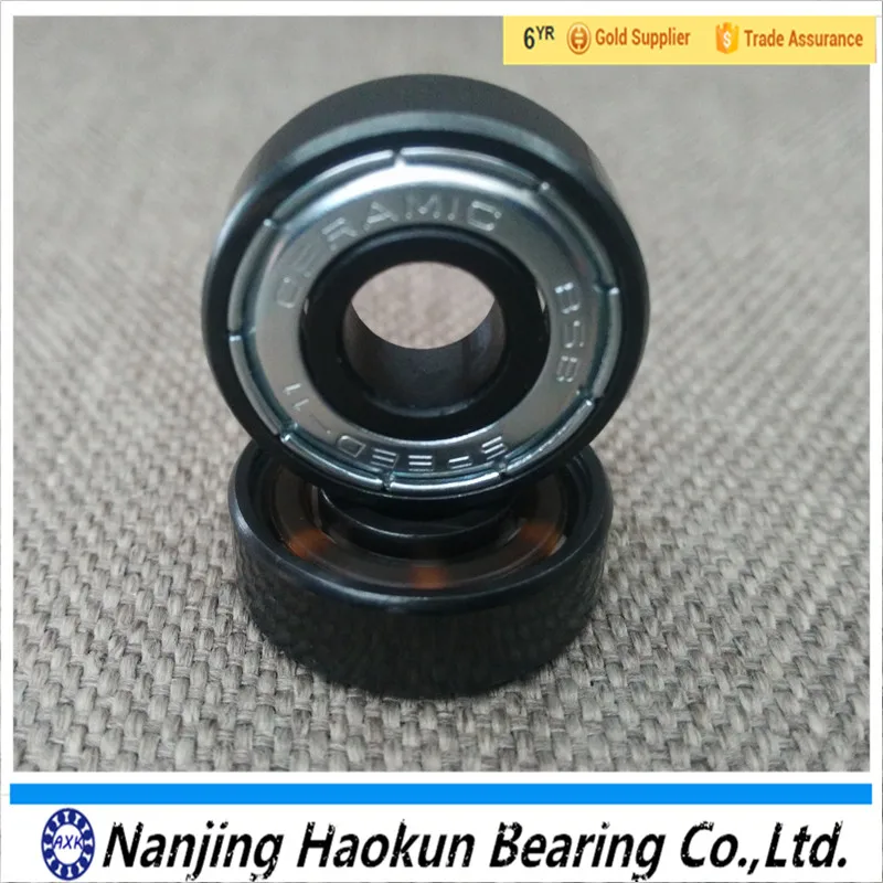 1pcs Ceramic inline speed skate bearings 608 rs ABEC11 FreeLine Skate