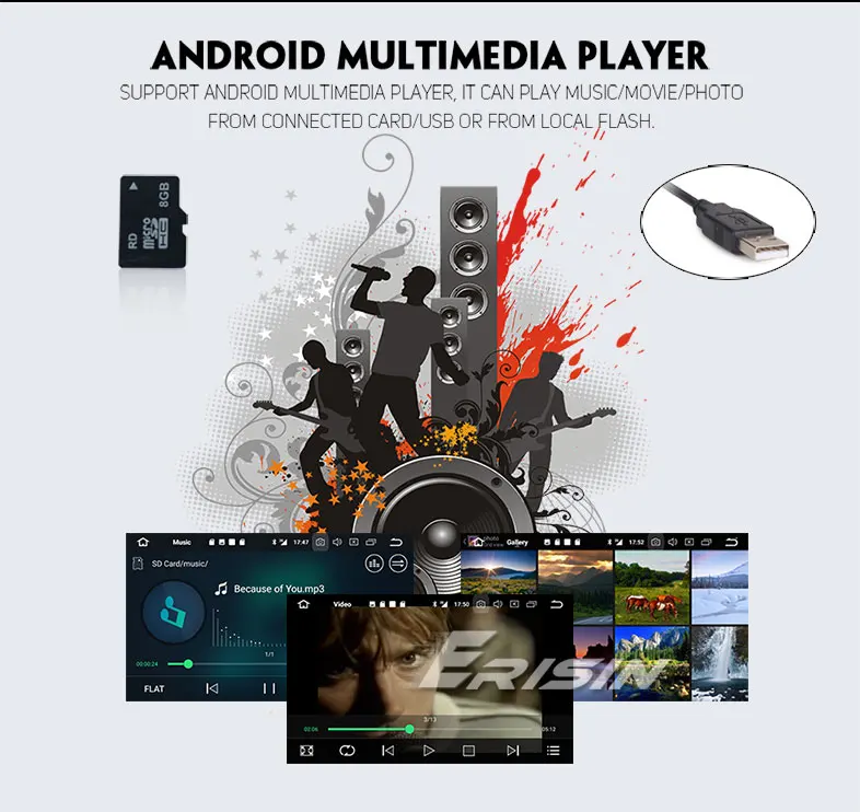 Sale 7" Quad-Core Android 8.1 Oreo OS Car DVD Multimedia Navigation GPS Radio for Fiat Bravo 2007 2008 2009 2010 2011 2012 2013 2014 12