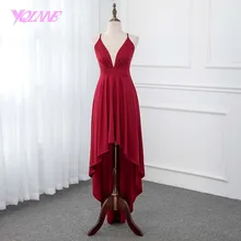 YQLNNE сексуальное платье с открытой спиной для выпускного винно-красного вязания вечернее платье на шнуровке