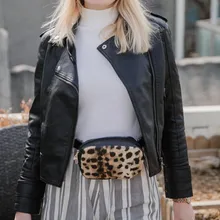 Модная женская поясная сумка для туризма леопардовая сумка через плечо на молнии Спорт на открытом воздухе Грудь поясная сумка Сумка Фанни