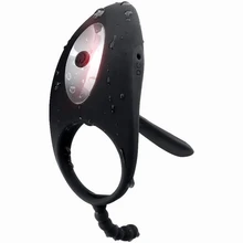 Male Penis Vibrating Ring Silicone Vibrator G spot Stimulator Clitoris Massager Anal Dildo Vibrator Sex Toys for Men Women