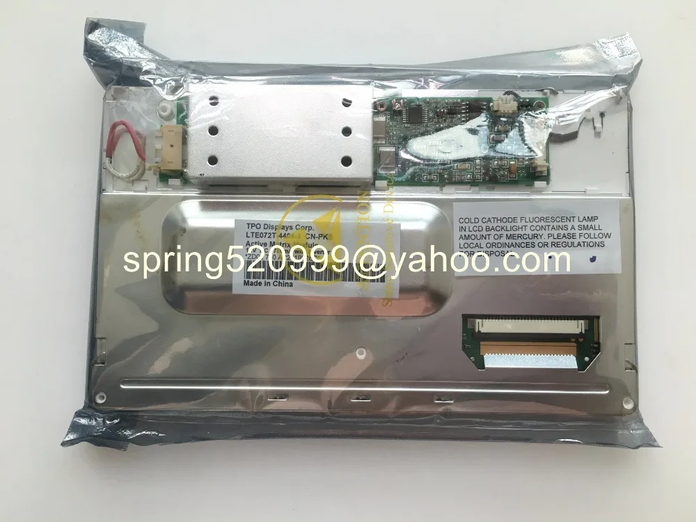 Оригинальный новый дисплей tpo LTE072T-4404-3 CN-PKS 12 в экран Активный модуль Martrix для