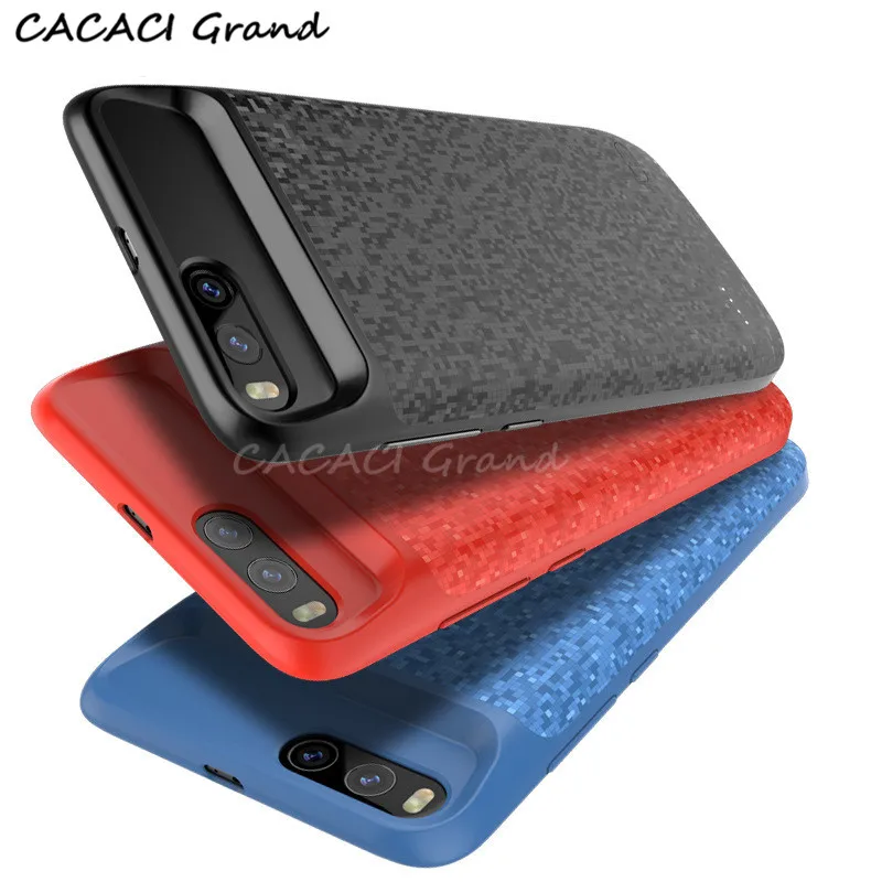  For xiaomi mi6 charging Case 5500mah Carbon Fiber Slim Backup mi6 Power Case Charger Cover Pack For