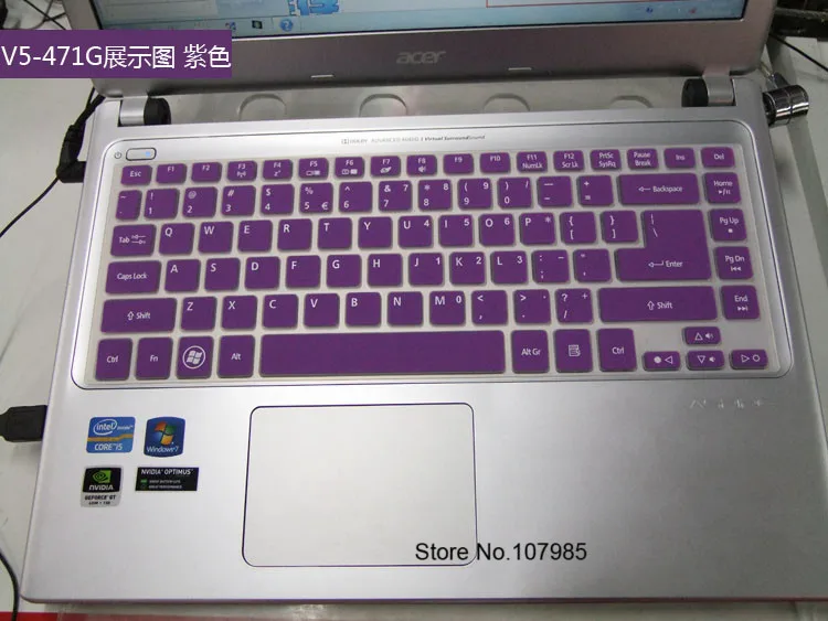 Защитная крышка для клавиатуры ноутбука Acer Aspire женской лампы 4755 дюйма 4830 ГБ