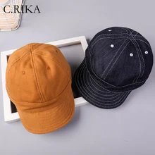 Высококачественная бейсбольная кепка с коротким козырьком для женщин и мужчин, бейсболка, облегающая Кепка из стираного хлопка, одноцветная семейная Кепка с мягкими полями, винтажная Кепка водителя грузовика