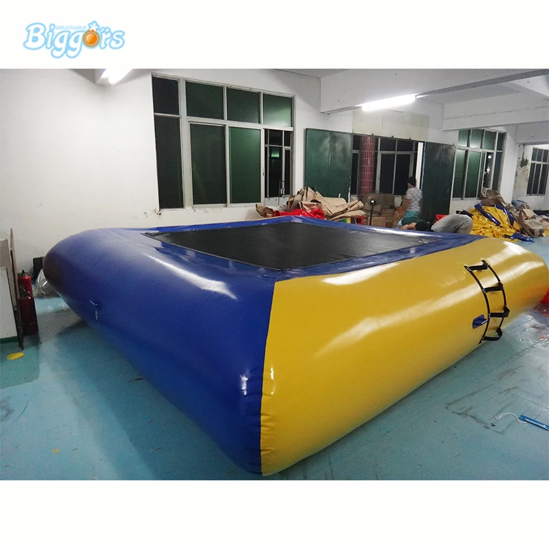 

PVC Material inflatable Square water trampoline for sale