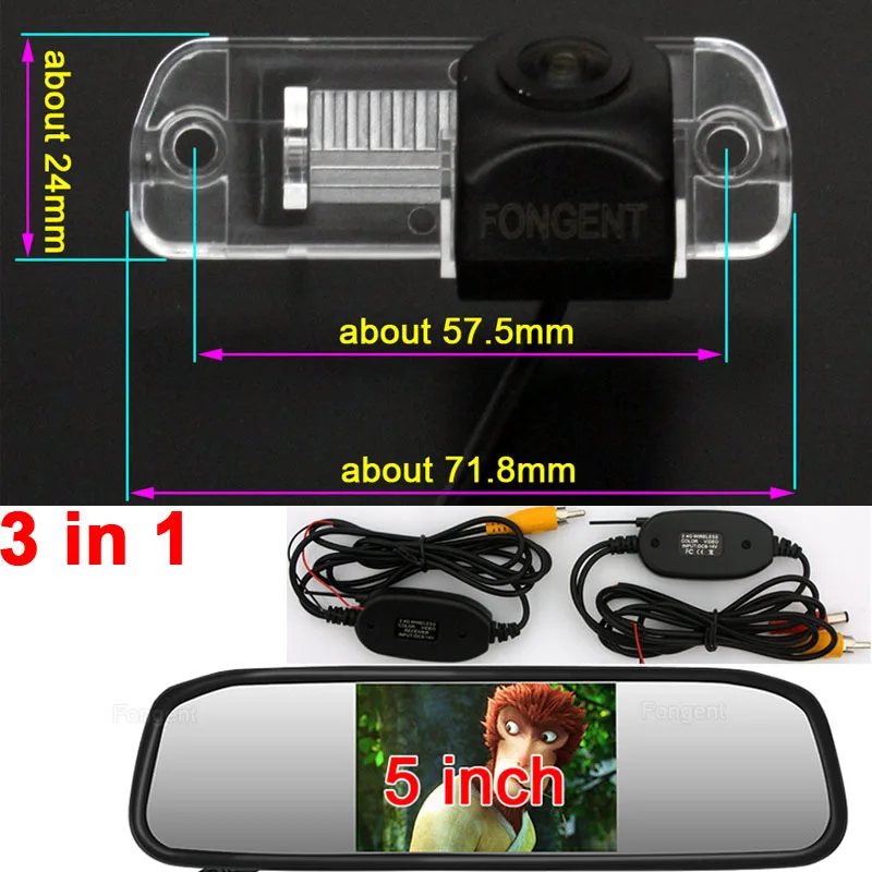 Y8259-AV-H2-50 Для Mercedes Benz MB ML350 W220 R CLS W203 W211 W209 W219 ГСЛ 300 W164 ML450 ML350 ML300 ML250 обратная парковочная камера заднего вида - Название цвета: Y8259-AV-H2-50