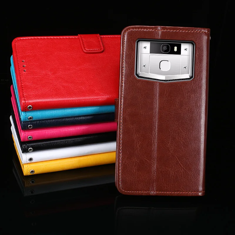 

For Oukitel K10000 Pro Case 5.5'' Business Style Wallet Leather Flip Phone Fundas Cover for Oukitel K10000 Pro Case Accessories