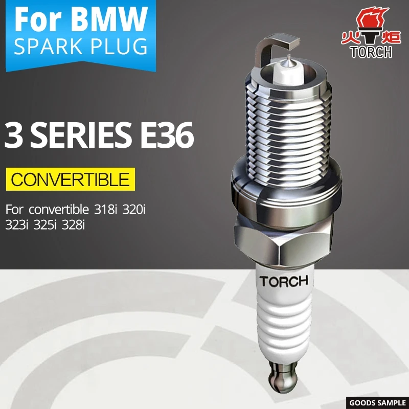 TORCH spark plugs for BMW 3 series E36 convertible 318i 320i 323i 325i