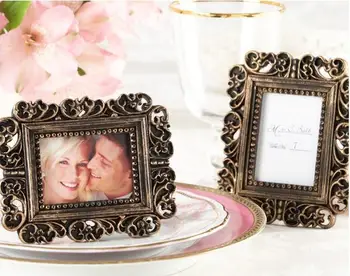 

10sets Retro Baroque small photo frame wedding photo frame card holder card box gift