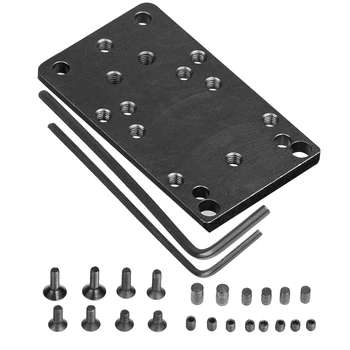 

Magorui Glock Rail Rear Sight Plate Porous Base Mount Fit Universal Red Dot Sight Scope Handgun Accessories