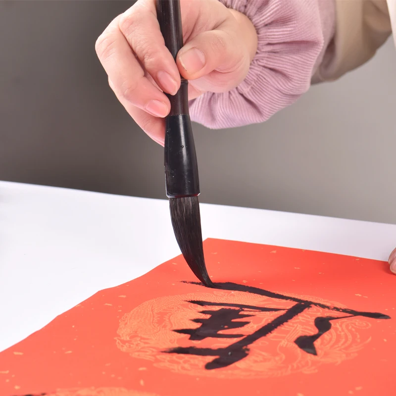 Мышь Whisker ручка-кисть для каллиграфии Китайская традиционная каллиграфия кисть Ручка Caligrafia пишущий Хоппер-образная кисть
