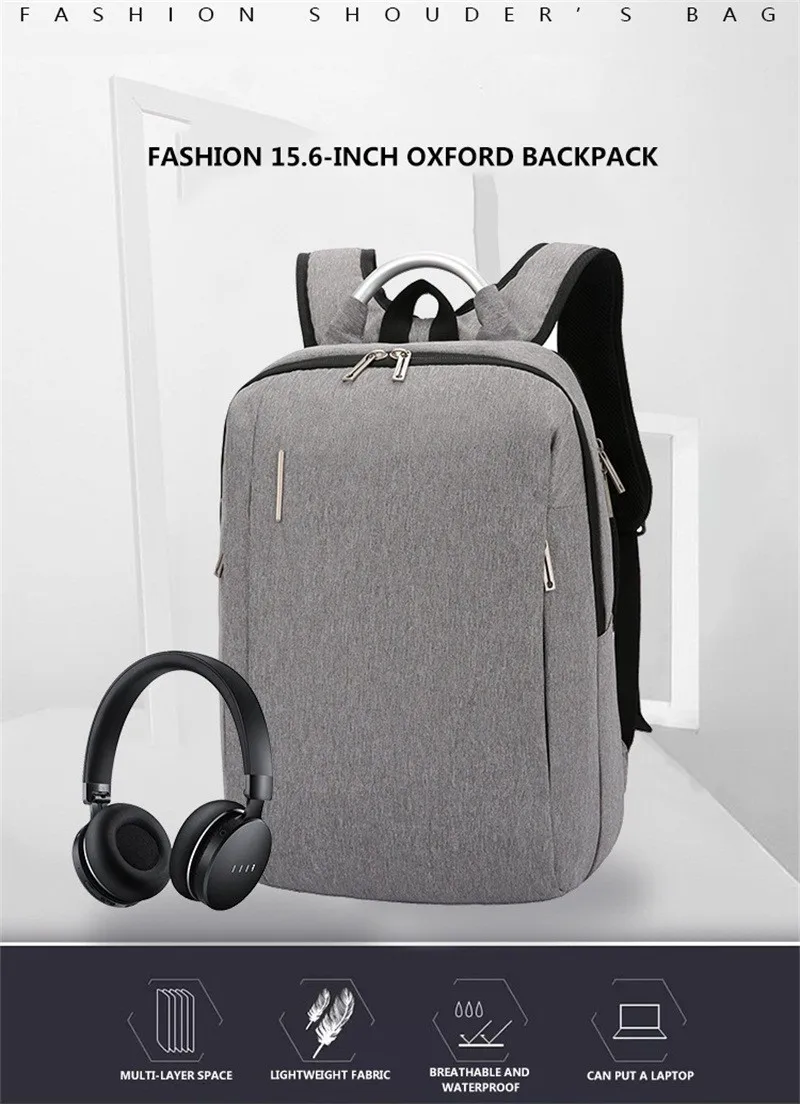Рюкзак для ноутбука, мужской деловой Многофункциональный Повседневный Рюкзак, 16 дюймов, анти-кража, Оксфорд, рюкзак, женская школьная сумка для подростков