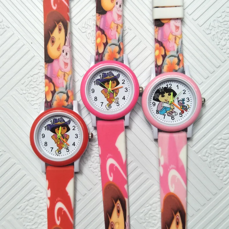2019 Newest products Printed strap Women watch for kid girls boys clock children quartz watch electronic 3