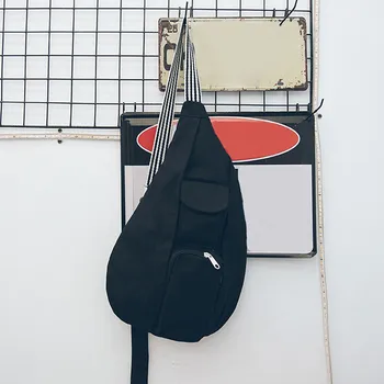 

Unisex Waist Bag Fashion Neutral Solid Color Canvas Messenger Shoulder bolsa cintura menina marsupio uomo fanny packs sac banana