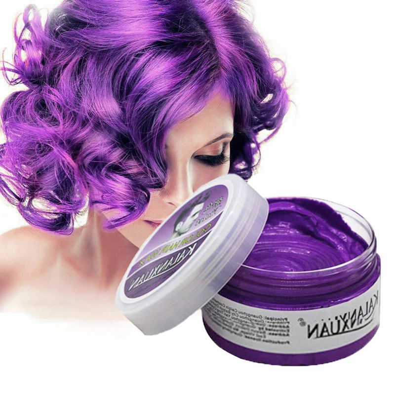 1 Pc New Unisex Hair Color Wax Mud Hair Dye Molding Hair Styling