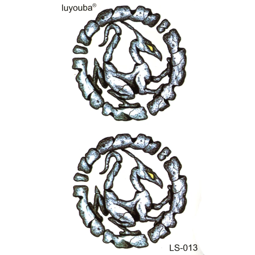 Us 015 49 Offdinosaur Fossil Logo Waterproof Temporary Tattoos Men Harajuku Temporary Tatoo Faux Tatouage Temporaire Homme Femme Sexy In Temporary