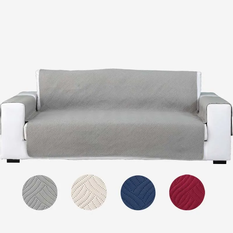 

Waterproof Sofa Cover Removable Pet Dog Kid Mat Armchair Furniture Protector Washable Armrest Couch Covers Slipcovers 1/2/3 Seat