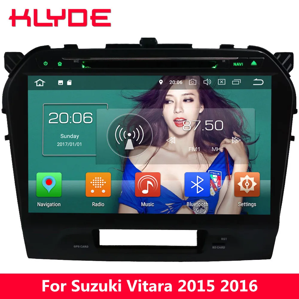 

KLYDE 10.1" IPS 4G WIFI Android 8.0 Octa Core PX5 4GB RAM 32GB ROM Car DVD Multimedia Player Stereo For Suzuki Vitara 2015 2016
