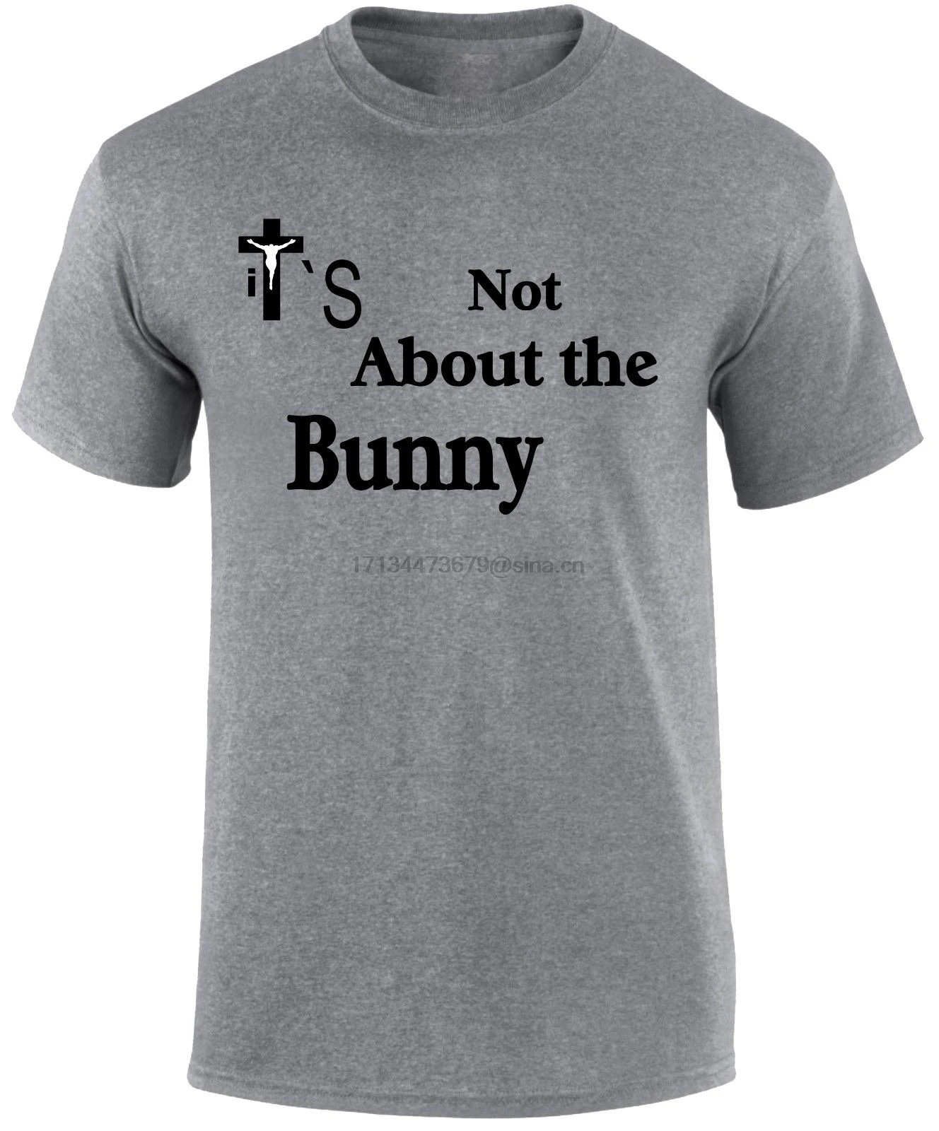 Модный дизайн Бесплатная доставка It Not about Bunny религиозный евангелий слоган