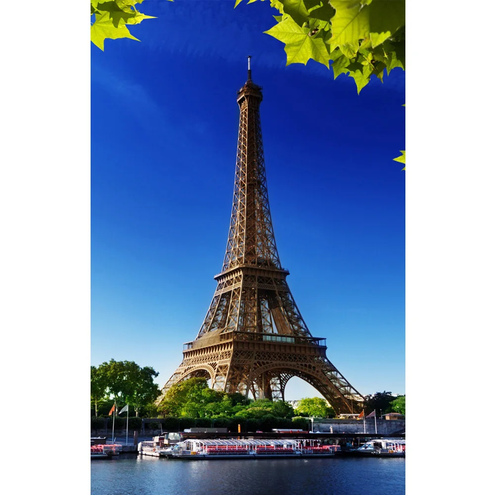 NEW 100%Diamond Embroidery Eiffel Tower Mosaic Crystal 5D Cross Stitch