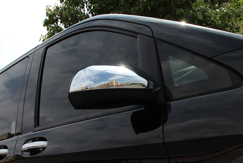 Подходит для Mercedes Benz Vito Valente Metris W447 ABS боковое крыло заднего вида Дверь Зеркало Крышка отделка