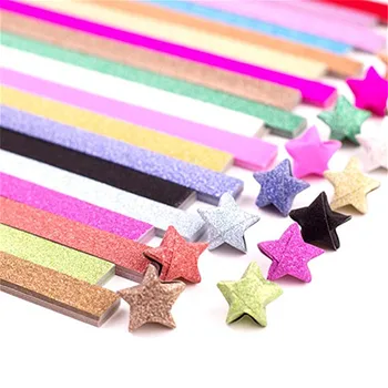 

Origami Stars Papers Package DIY Paper, heat transfer vinyl(Glitter Origami Stars)