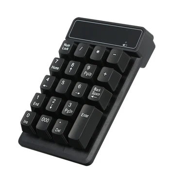 

19 Keys 2.4G Wireless Low Noise Mini Numeric Keypad Waterproof ABS Material for Microsoft Android and for iMac