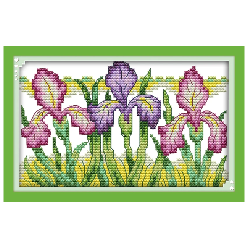 Buy Iris patterns Counted Cross Stitch