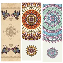New Arrival Printed Yoga Towel Anti Slip Pilates Yoga Mat Cover Portable Travel Exersice Yoga Blanket Mat Towel Thin beach cover