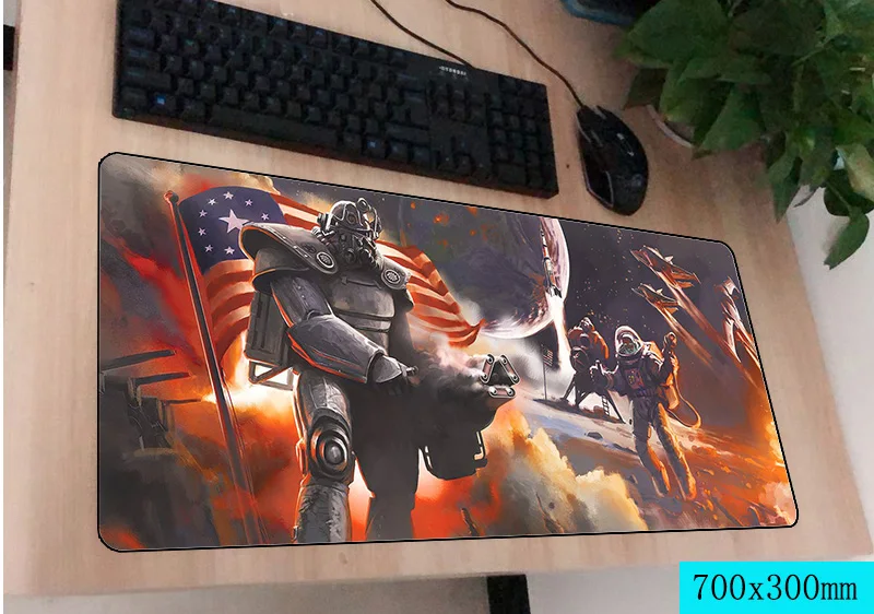 Vente Falloutd Tapis De Souris Gamer 700x300x3 Gaming Mouse Pad