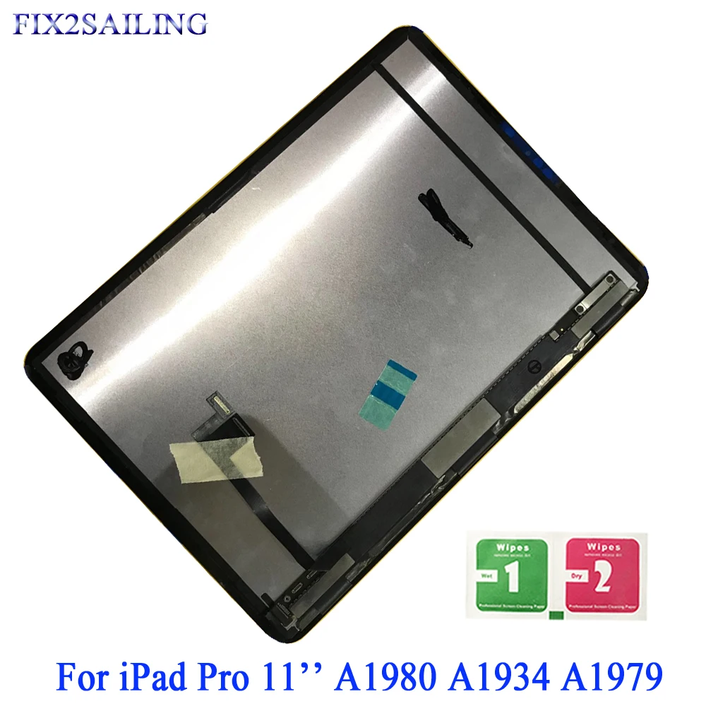 

LCD Display For Apple iPad Pro 11 A1980 A1934 A1979 LCD Display Digitizer Sensors Assembly Panel Replacement For Ipad Pro 11''