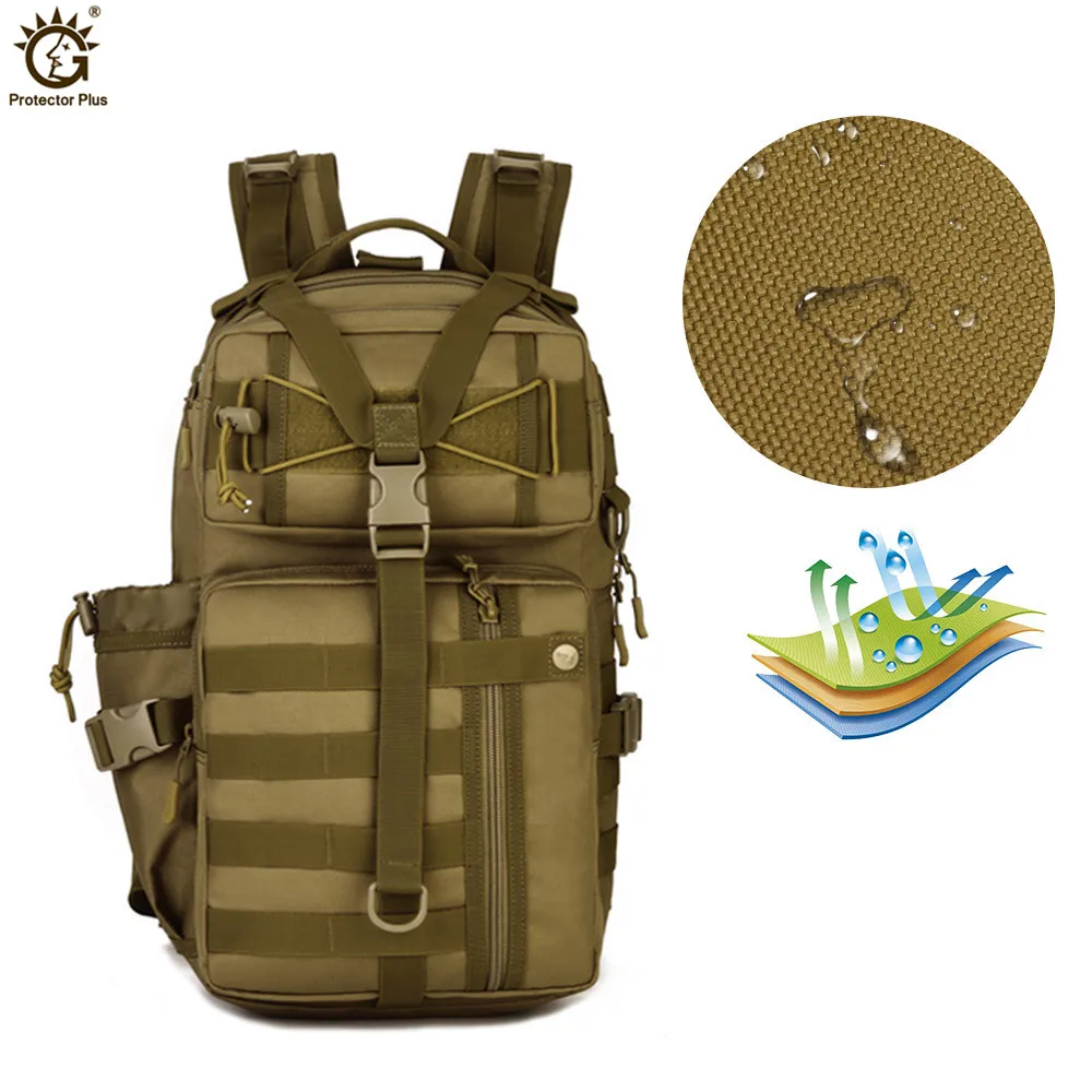 Outdoor Tactical Backpack 900D Waterproof Nylon Army Military Hunting Camping Multi-purpose Molle Hiking Travel Sport Bag 30L