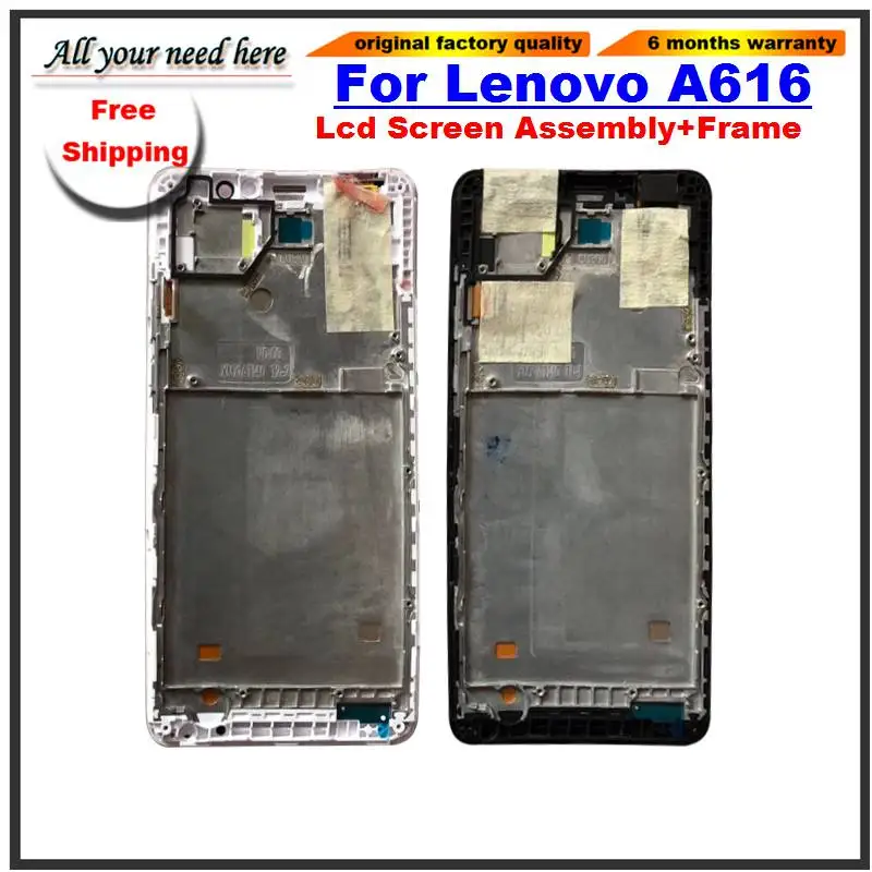 ЖК-дисплей кодирующий преобразователь сенсорного экрана в сборе для Lenovo A616 с
