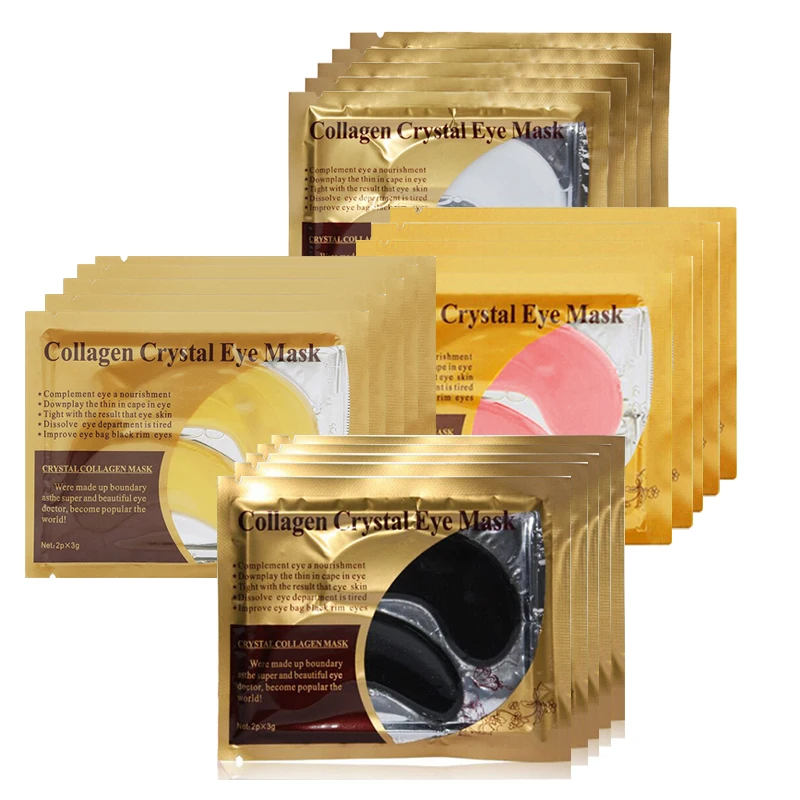 

EFERO 20pcs=10pair Moisturizing Eye Mask Face Mask Anti Wrinkle Puffiness Eye Patch Eye Care Remove Dark Circle Sleep Mask Serum