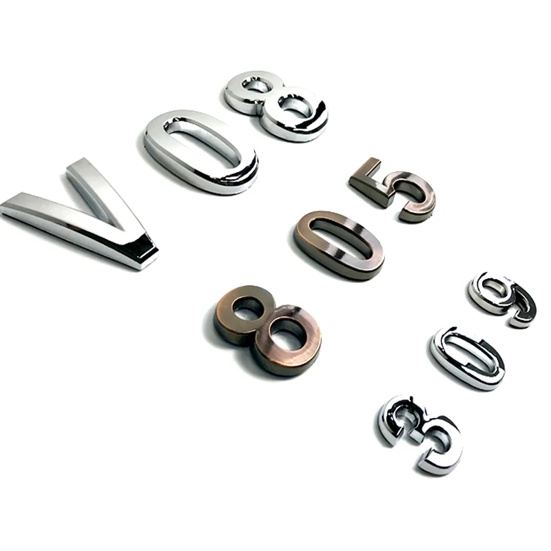 

Customized Stereo Number Pasted On Wall Home House Door Digital Sticky 3D Letters Hotel Room Numbers Plate Room Sign Plastic