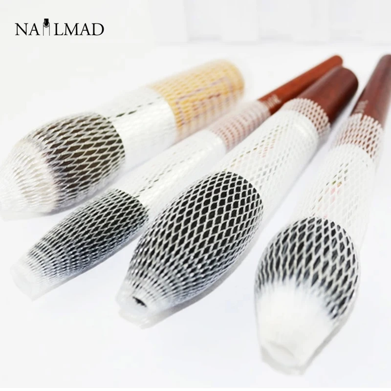 

10pcs/set Makeup Brush Protector Cosmetic Brushes Mesh Netting Protector Cover Makeup Tools