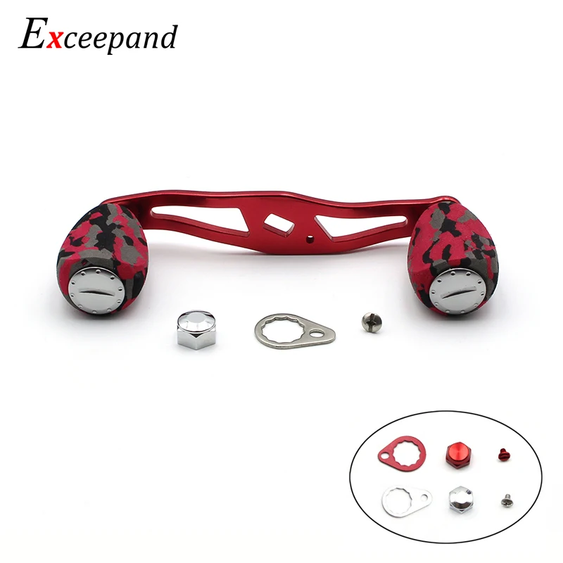 Exceepand Red CAMO Knobs Fishing Reel Handle for Abu Garcia Daiwa Baitcasting Reel Exceepand Red CAMO Knobs Fishing Reel Handle for Abu Garcia Daiwa Baitcasting Reel
