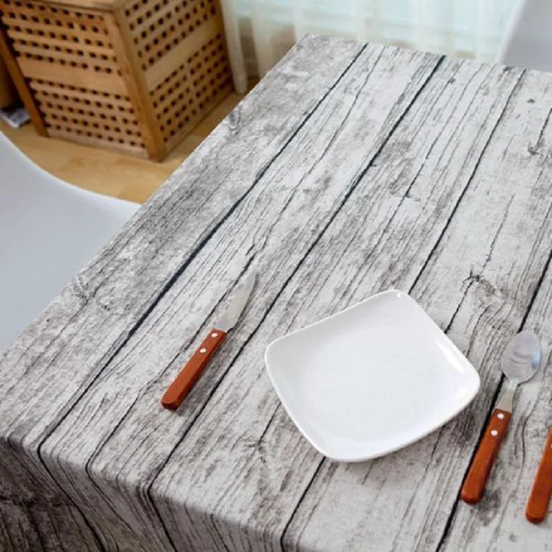 Скатерть из льна и хлопка с рисунком дерева|table cover|kitchen table covertablecloth linen |