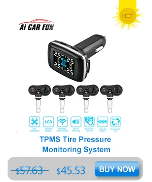 TP620 цифровая система контроля давления в шинах 12 В в режиме реального времени Профессиональная беспроводная смарт-система TPMS сигнализация давления в шинах автомобильное зарядное устройство