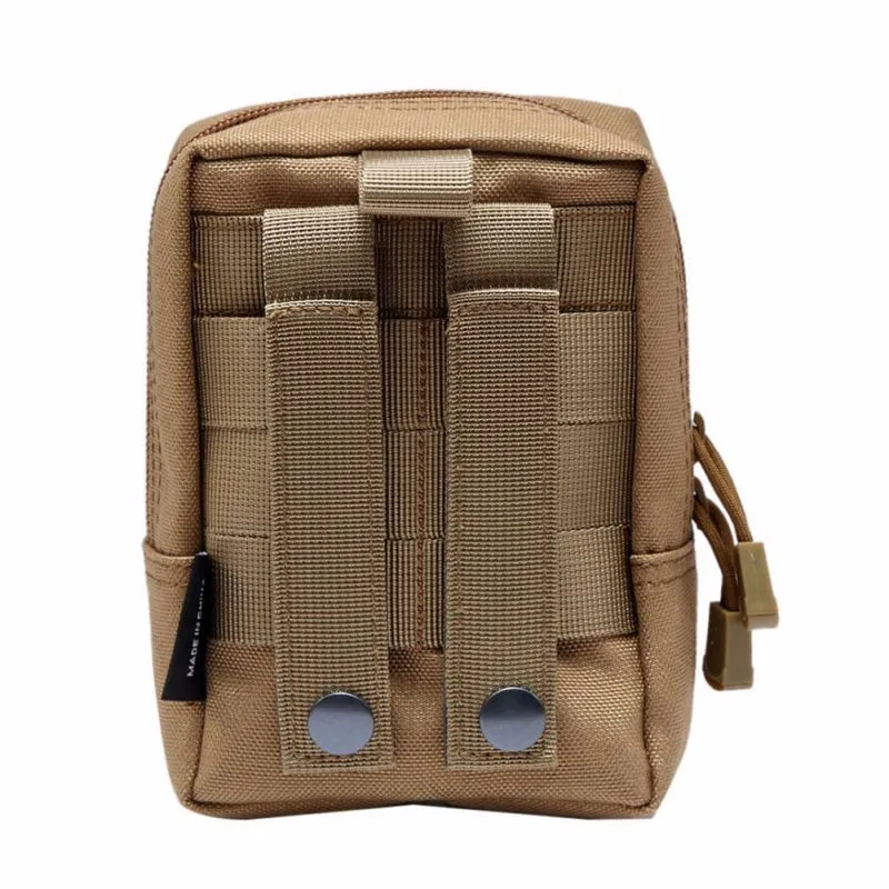 Открытый 1000D Военная тактическая поясная сумка многофункциональный инструмент EDC MOLLE поясная сумка на молнии аксессуар прочный поясной мешок