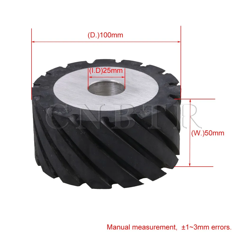 CNBTR 10x5 см черный зубчатые подшипники резиновый ремень шлифовальные станки колесо
