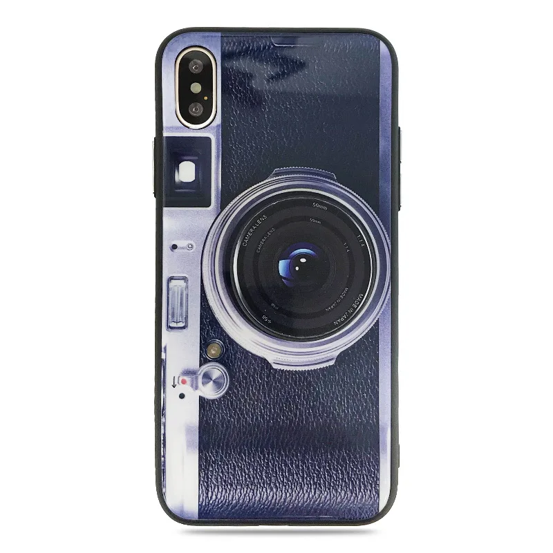 Vintage Camera Scalable Support Functions Mobile phone shell for iphone X XS 6/7/8 plus case |