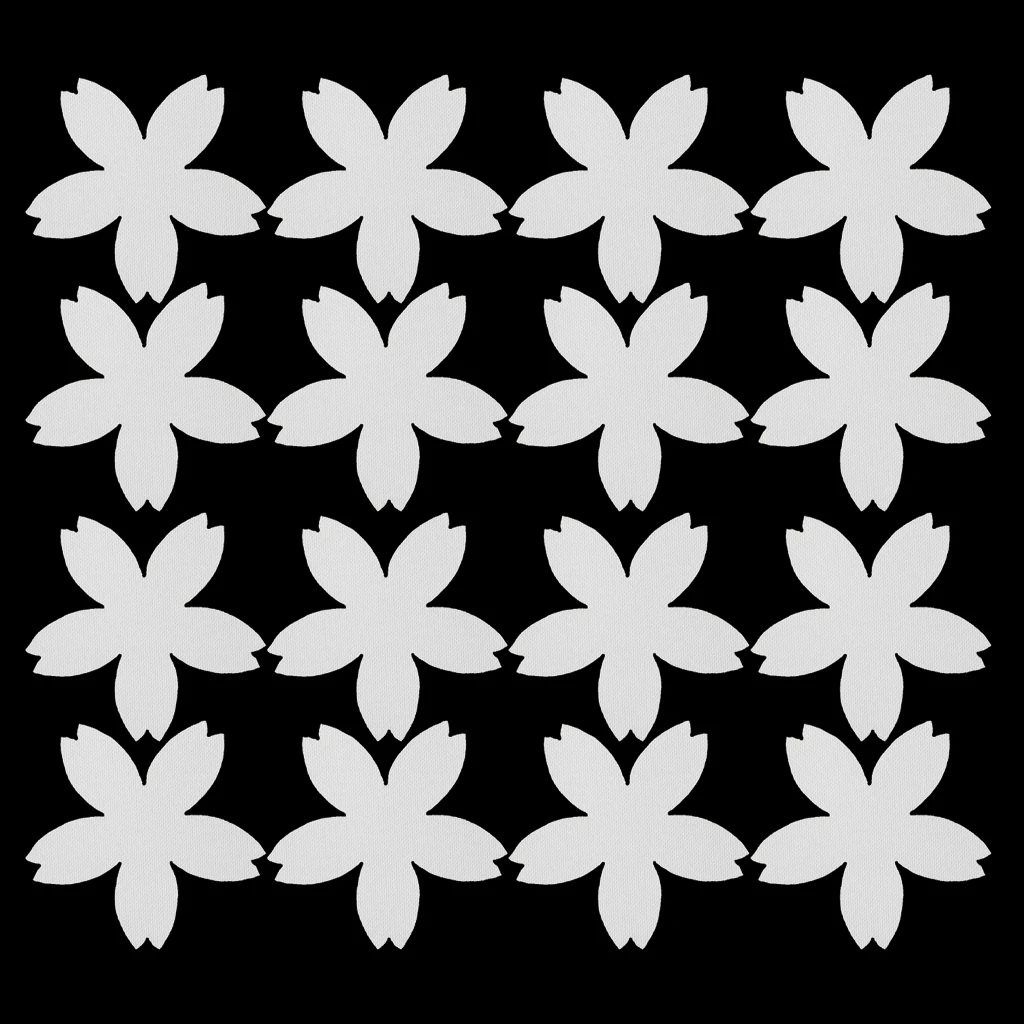 100pcs Cut Out Satin Drill Fabric Flower Pieces for DIY Wedding Bridal Craft 4cm