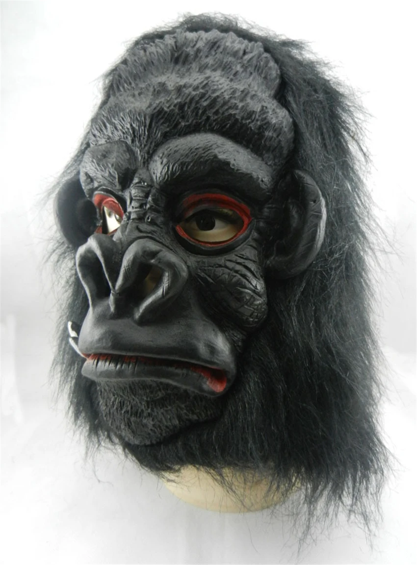 Baru Lateks Alam Menakutkan Topeng Pesta Kostum Halloween Kepala Penuh Wajah Telinga Besar King Kong Gorila Topeng Mask Motorcycle Mask Japanmasking Link Aliexpress