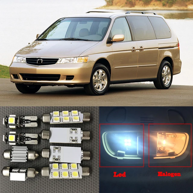 13pcs Xenon White Led Light Bulbs Interior Package Kit For 1999 2004 13pcs Xenon White Led Light Bulbs Interior Package Kit For 1999 2004 Honda Odyssey 12v Auto Map Dome License Plate Lamp