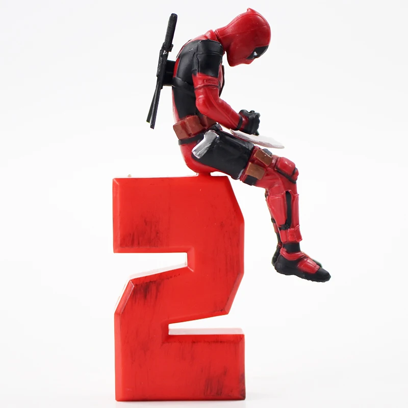 Marvel фигурка Дэдпул 2 забавное моделирование ПВХ Фигурки игрушки автомобиль украшение дома куклы