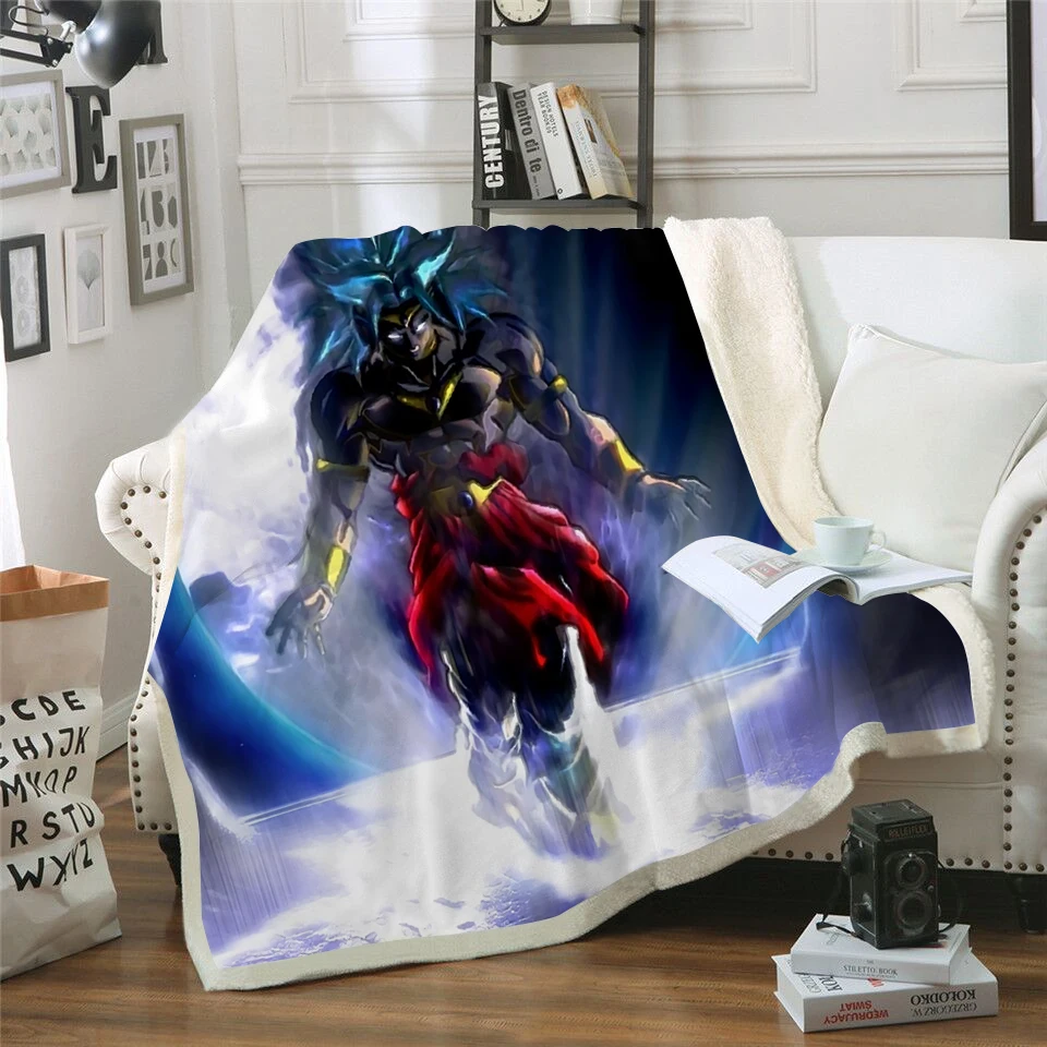 

Inside Dragon Ball 3D Printed Sherpa Blanket Couch Quilt Cover Travel Bedding Outlet Velvet Plush Throw Fleece Blanket Bedspread