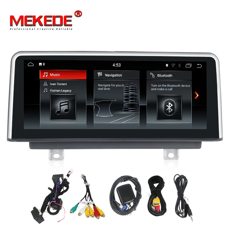 MEKEDE 10,25 ''ips экран 2G+ 32GB android 7,1 автомобильный DVD мультимедийный плеер для BMW 3 серии F30/F31/F34 320 4 серии F32/F33/F36 NBT